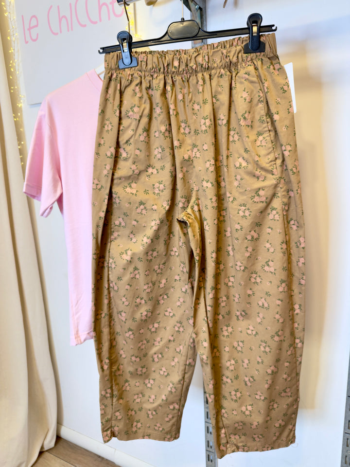 Pantaloni ovetto flowers