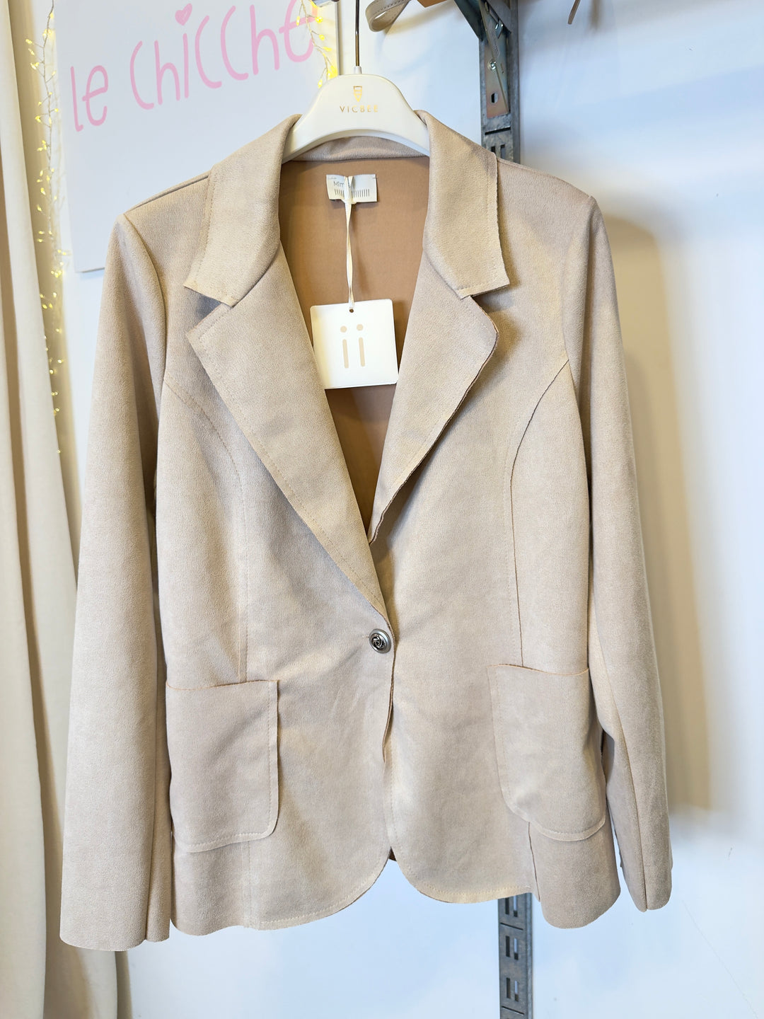 Blazer camoscio ecologico