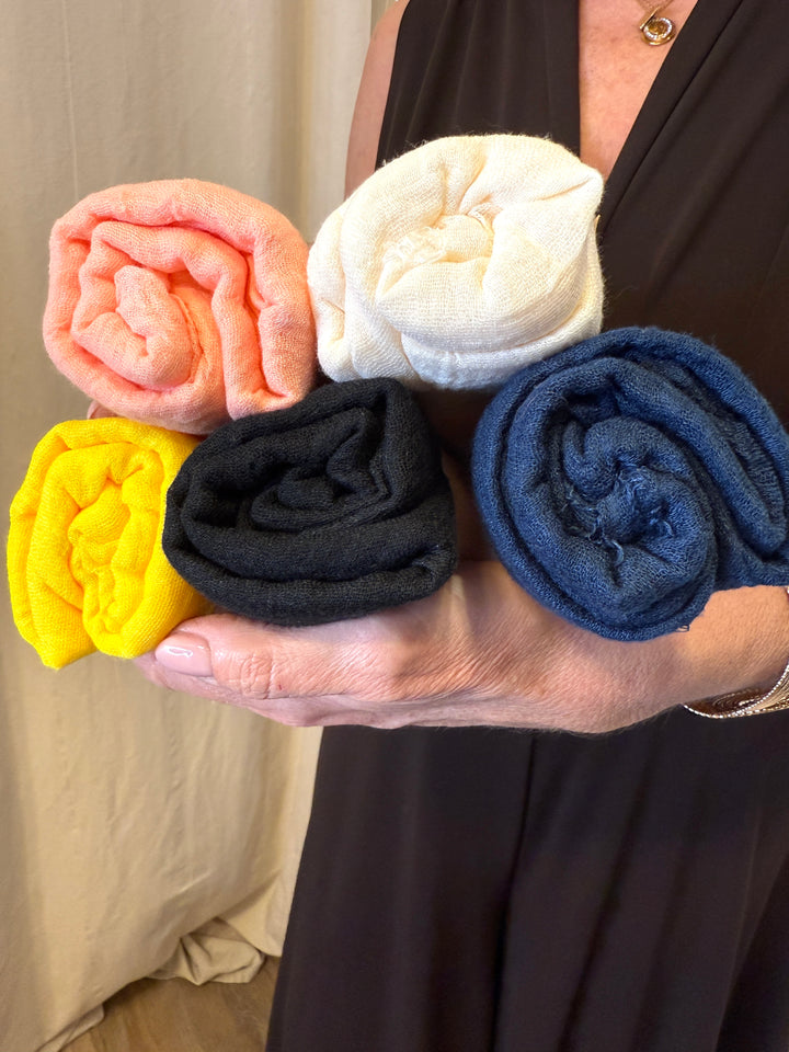 Pashmina tinta unita