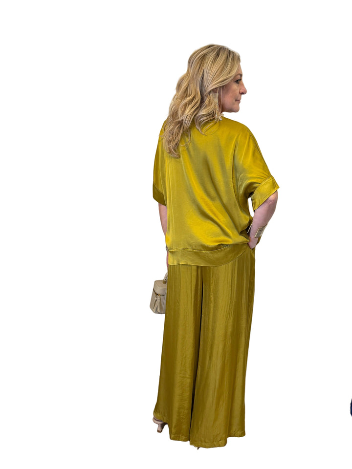 Blusa in raso di viscosa Penelope