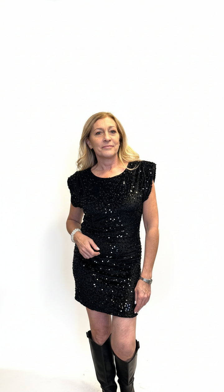 Tubino Paillettes maniche corte 11116