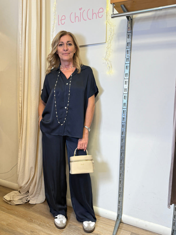 Pantaloni in raso Londra