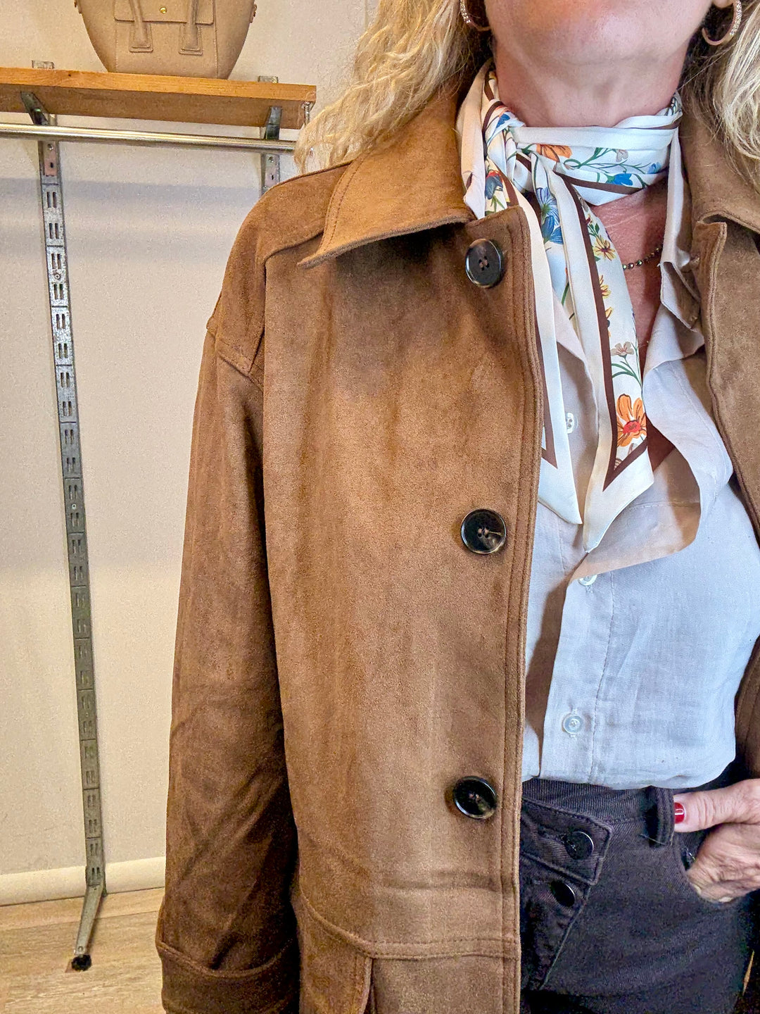 Luxury|Giacca in suede ecologico Priscilla