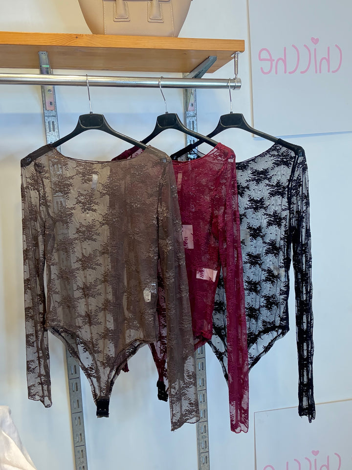 Luxury|Body in pizzo elasticizzato