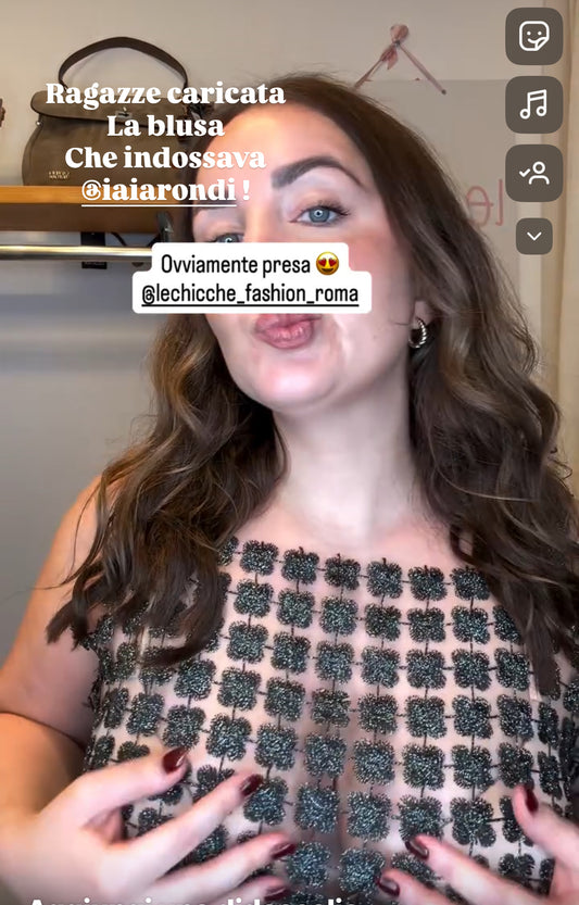 Blusa lamè Iaia
