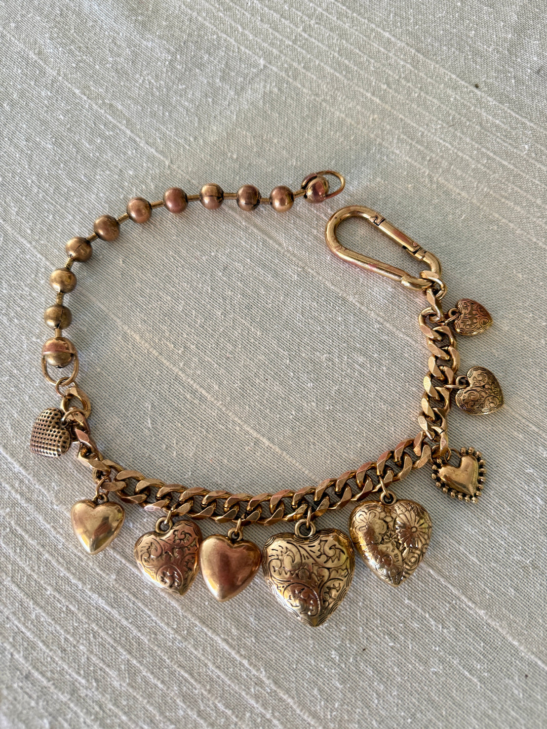Collana girocollo cuori
