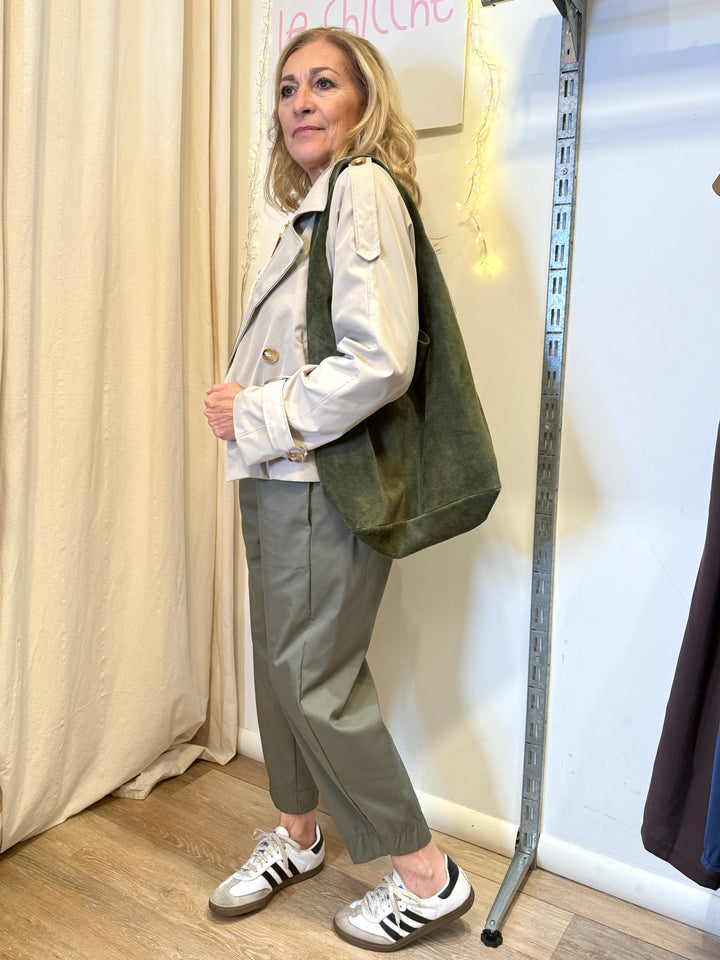 Borsa in suede Beverly