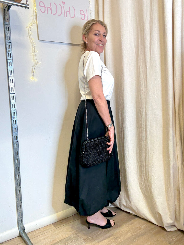 Borsa clutch crochet lamé Dany
