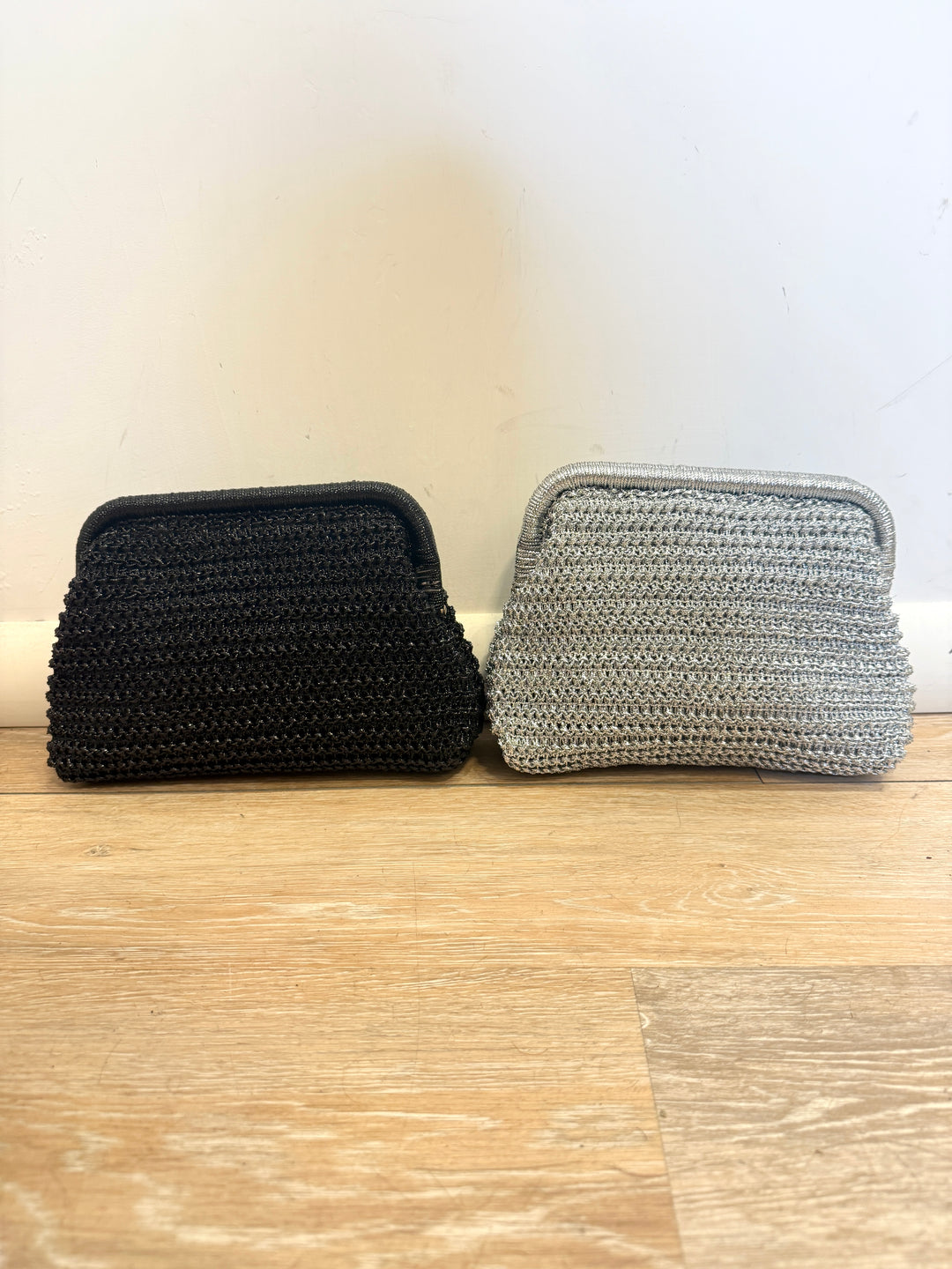 Borsa clutch crochet lamé Dany
