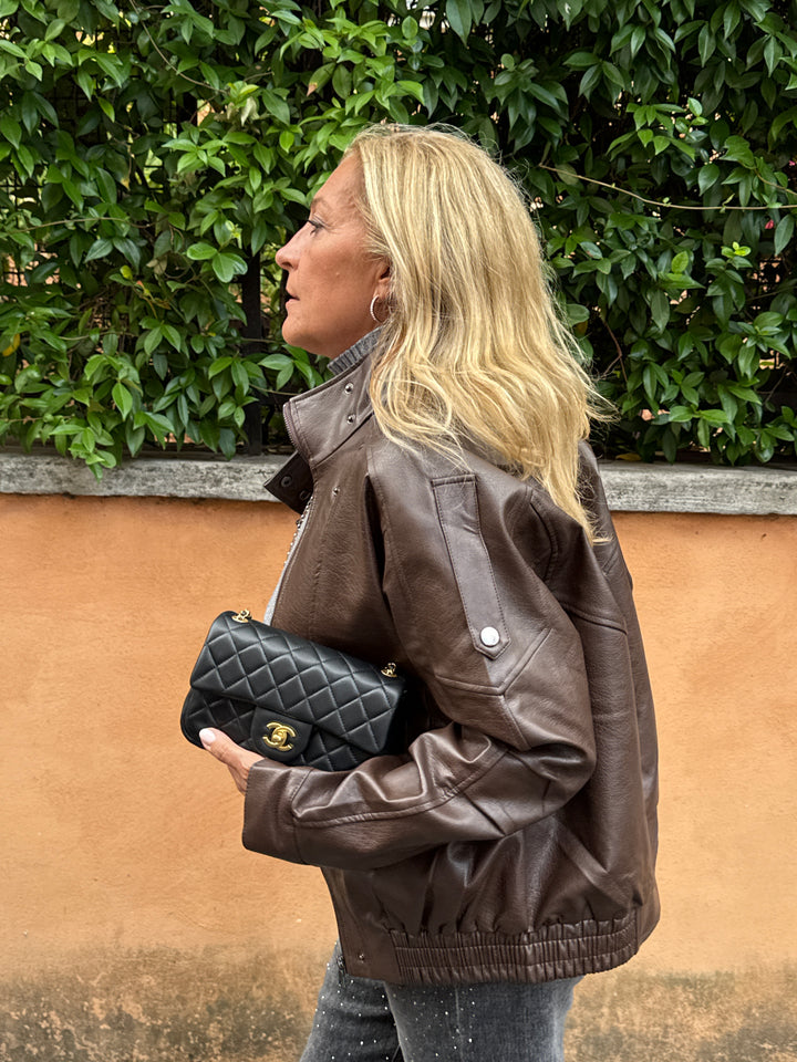 Giubbotto in ecopelle Susan