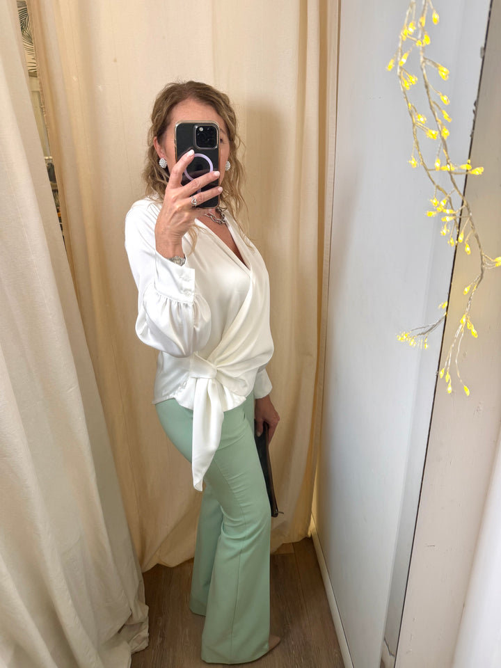 Pantaloni zampetta Christine taglia M