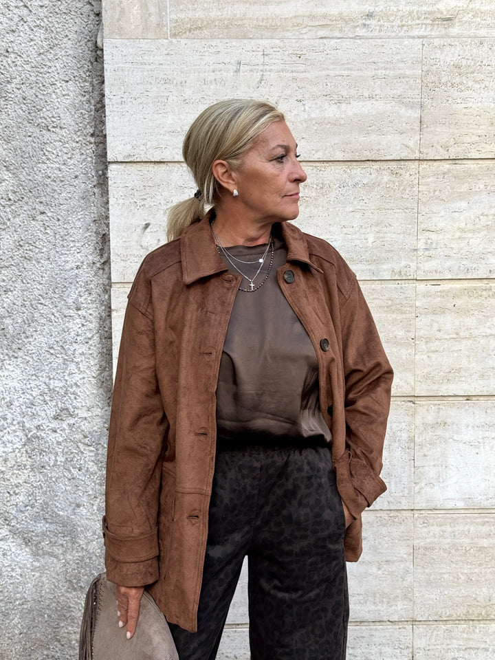 Luxury|Giacca in suede ecologico Priscilla