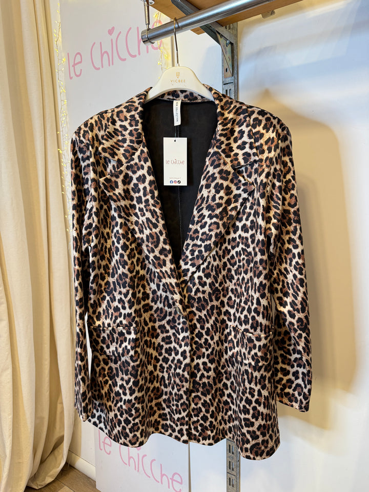 8235 giacca leopardata Curvy