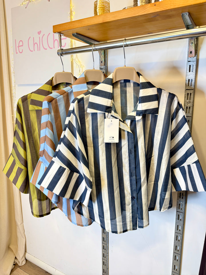 Camicia scatolina a righe