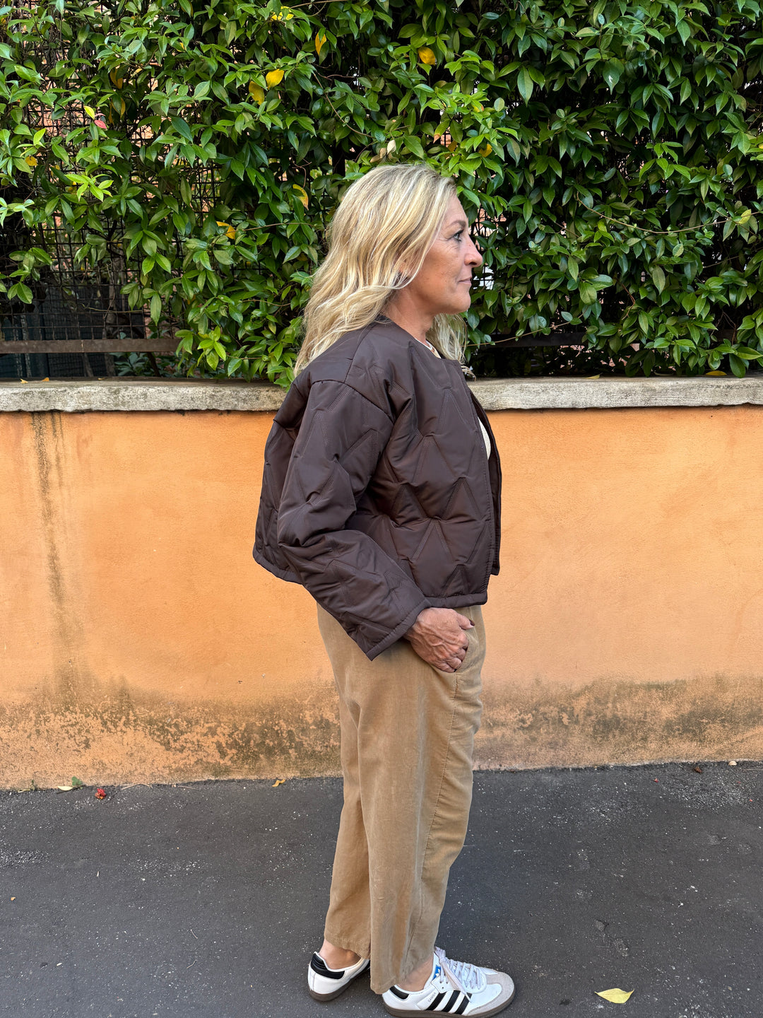 Pantalone ovetto velluto millerighe 21469