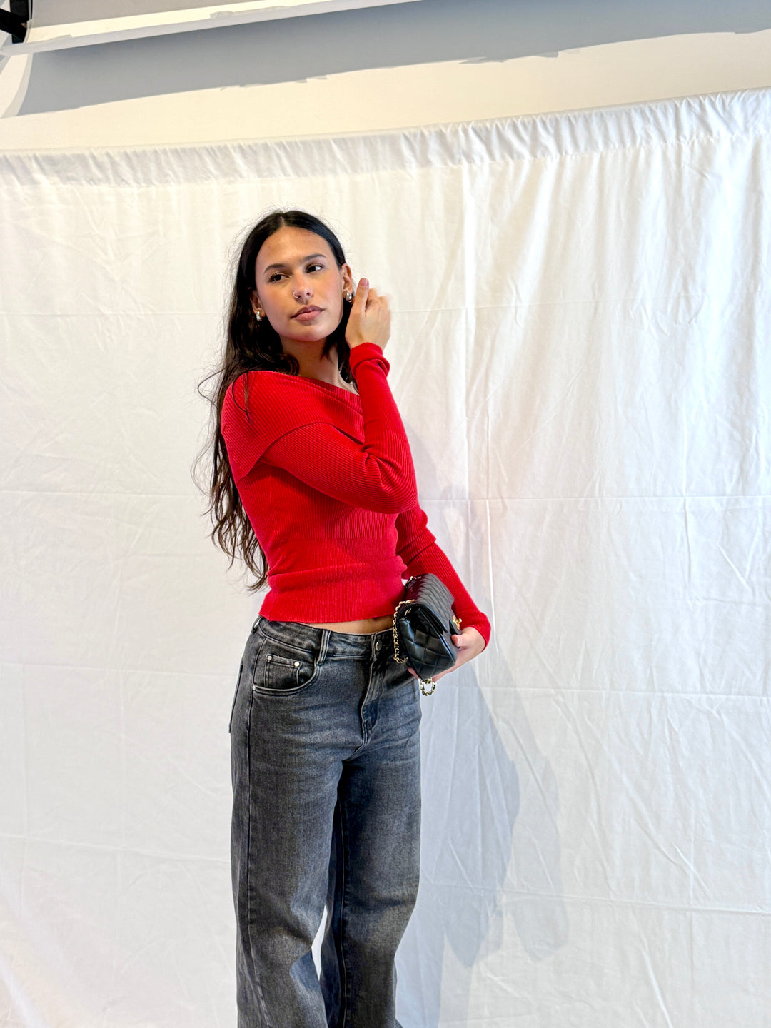 Pull spalla nuda 24376