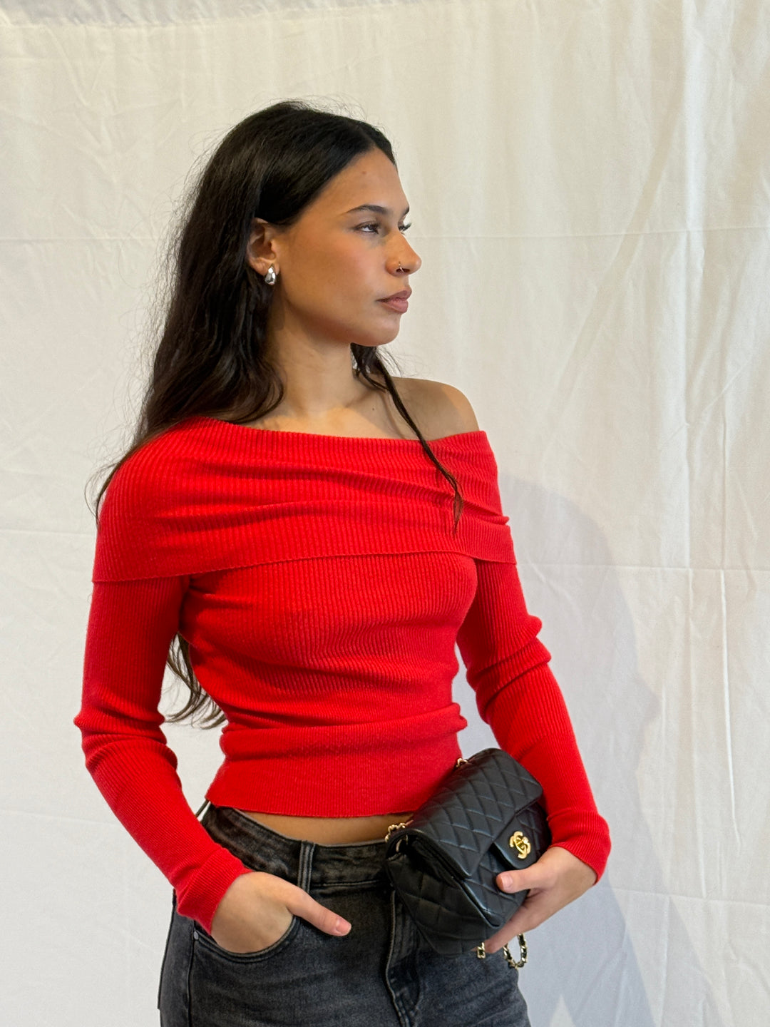 Pull spalla nuda 24376