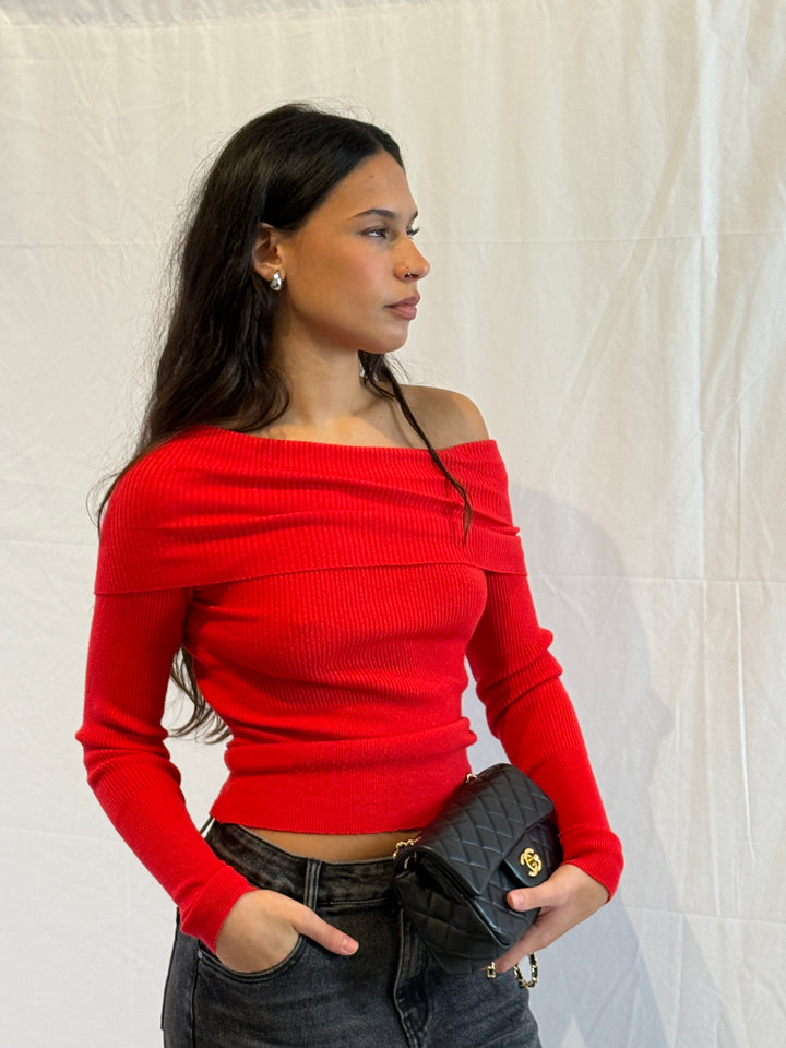 Pull spalla nuda 24376