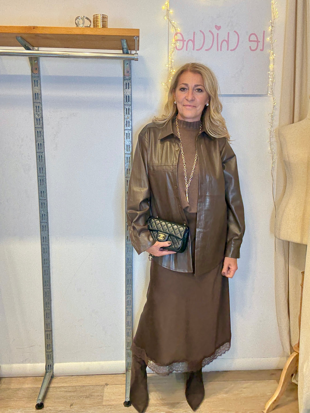 Luxury|Camicia in ecopelle Brenda cod. 1D3.11