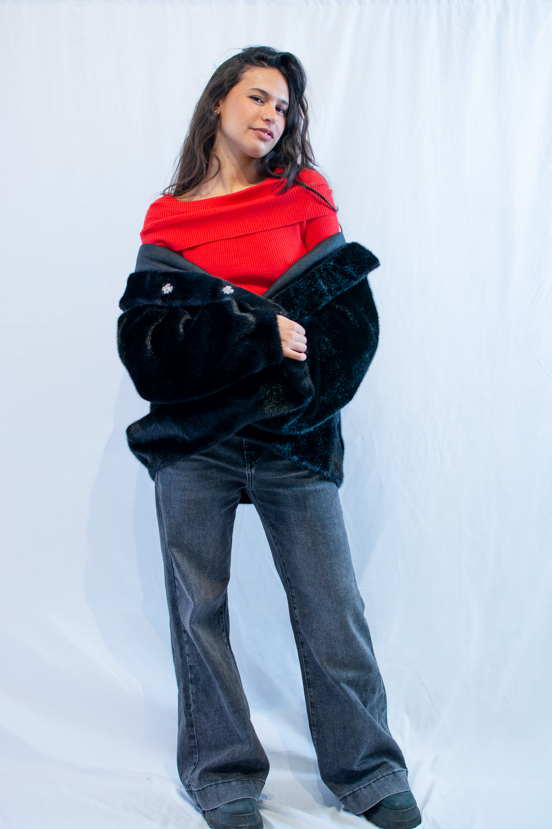 Pull spalla nuda 24376