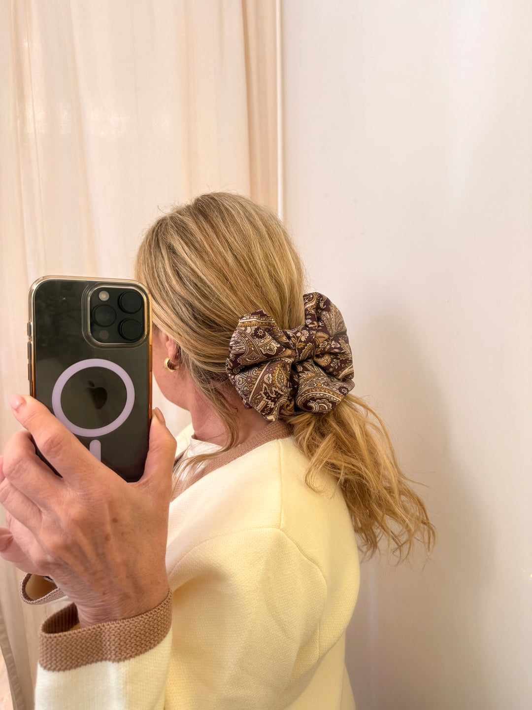 Scrunchie con fiocco 🎀