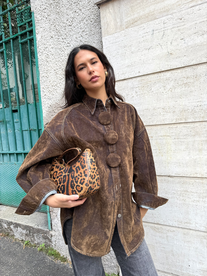 Luxury|Giacca-camicia Brown