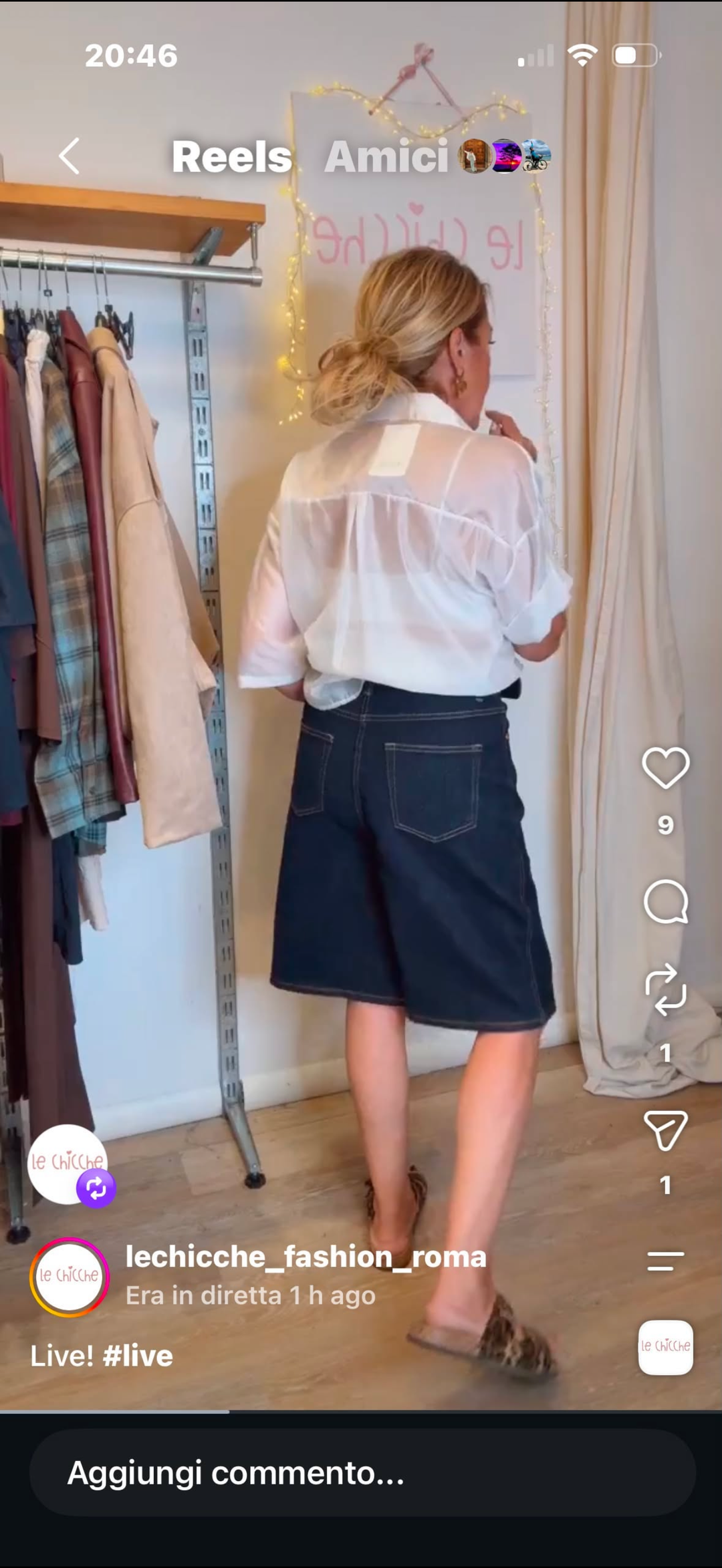 Bermuda jeans blu tg. S