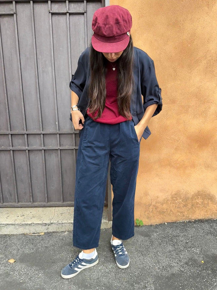 Pantalone ovetto velluto millerighe 21469