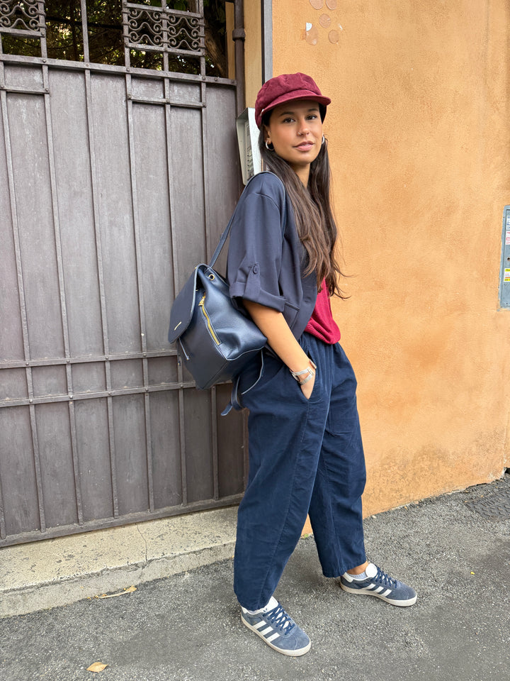 Pantalone ovetto velluto millerighe 21469