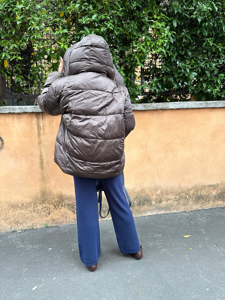 Luxury|Piumino Adriana marrone