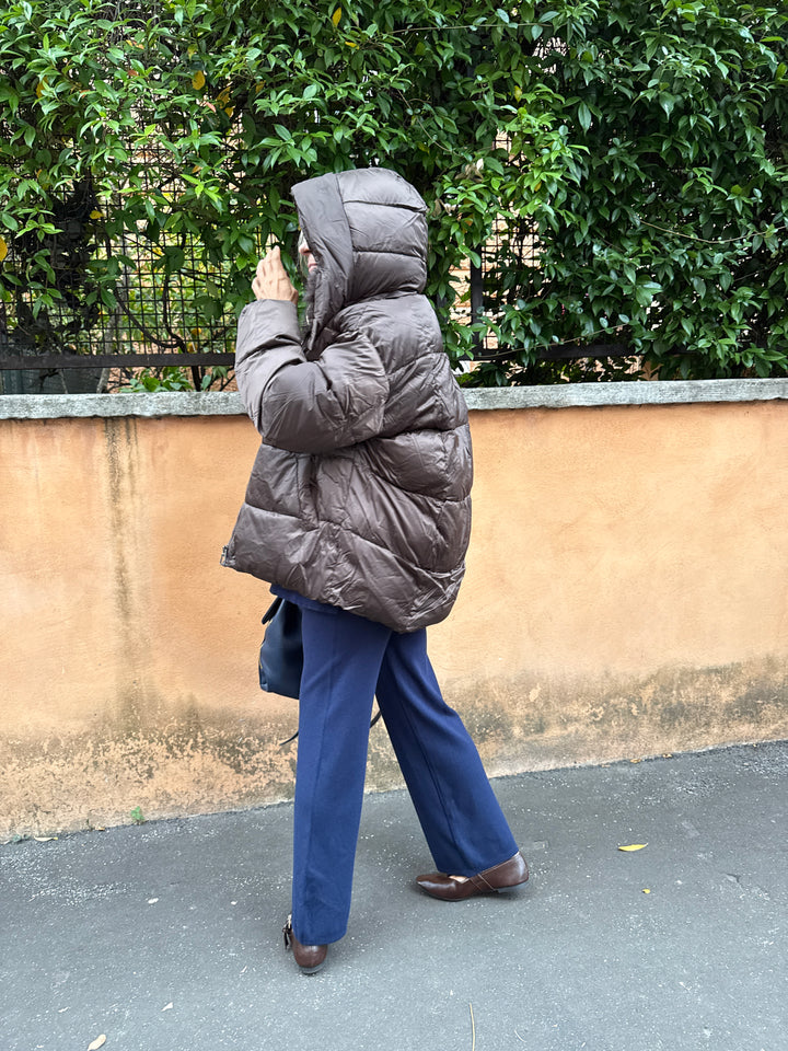 Luxury|Piumino Adriana marrone