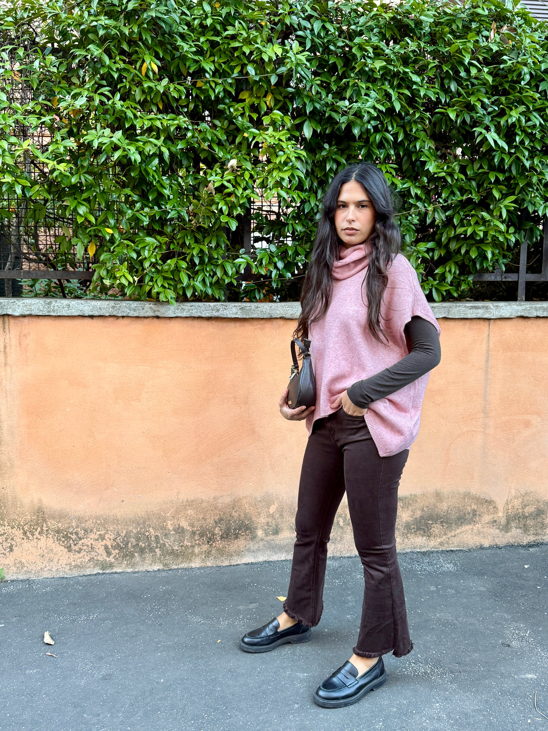 Gilet collo alto Cristina