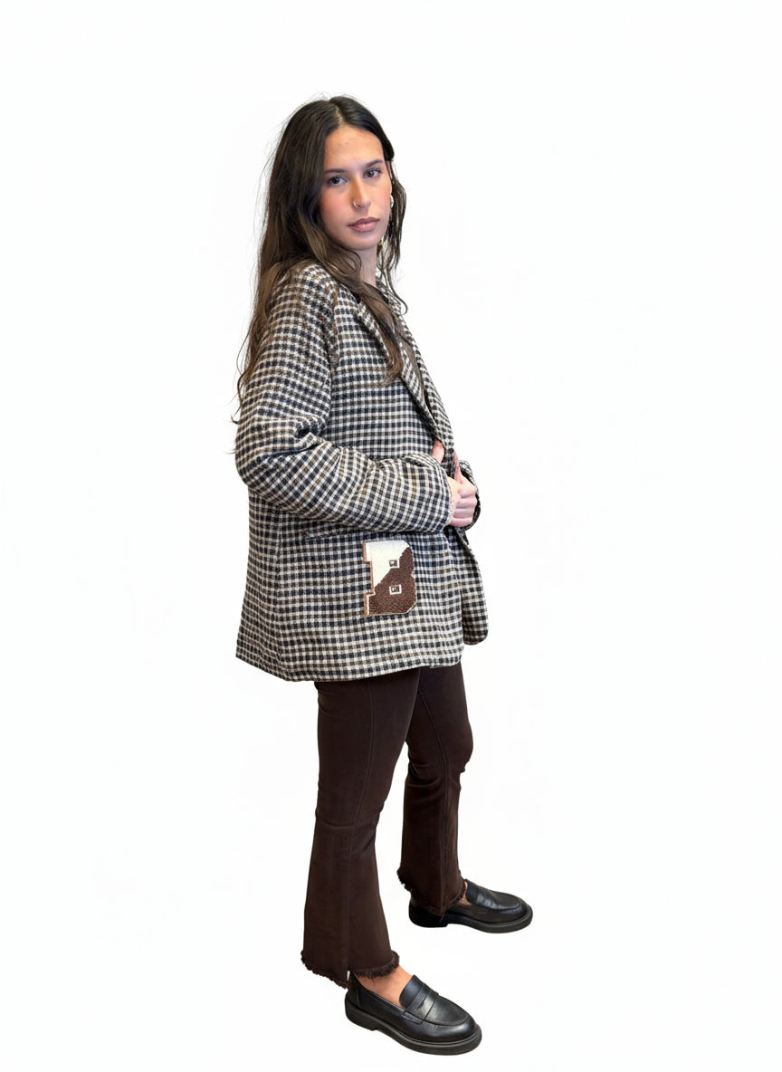 Jeans trombetta marroni