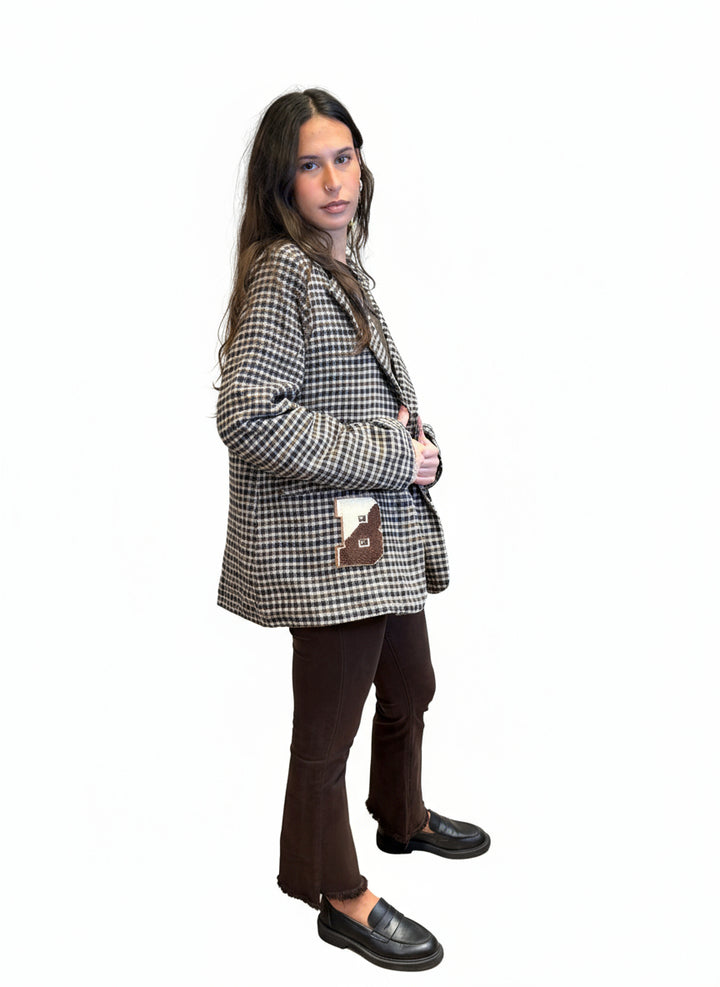 Jeans trombetta marroni