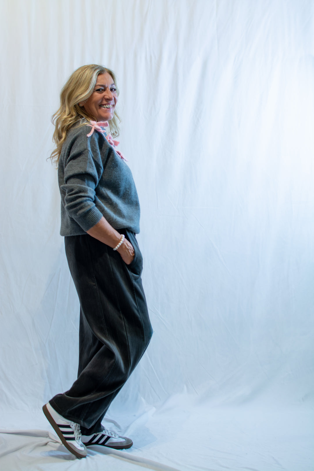 Maglione girocollo fiocchi 🎀