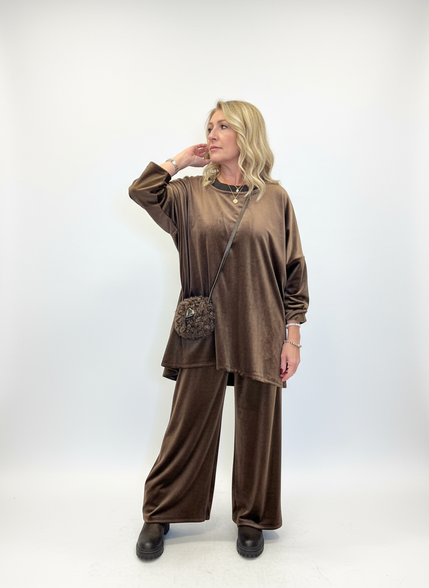 Completo Curvy in ciniglia