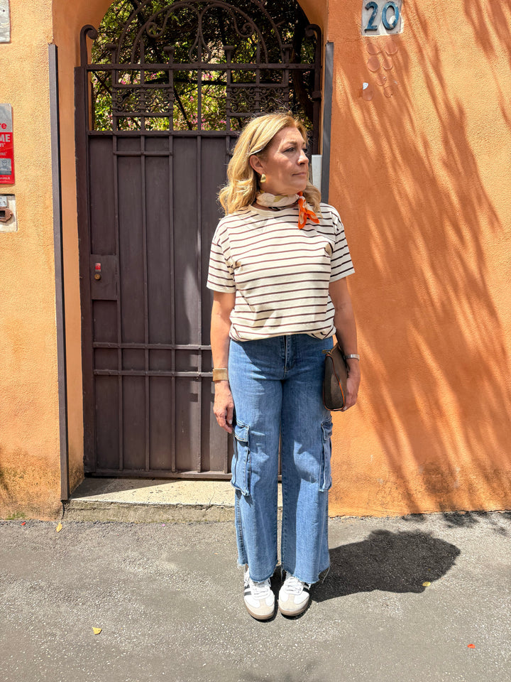 Jeans cargo in promo