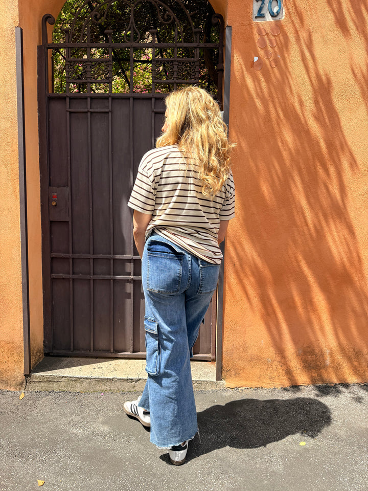 Jeans cargo in promo