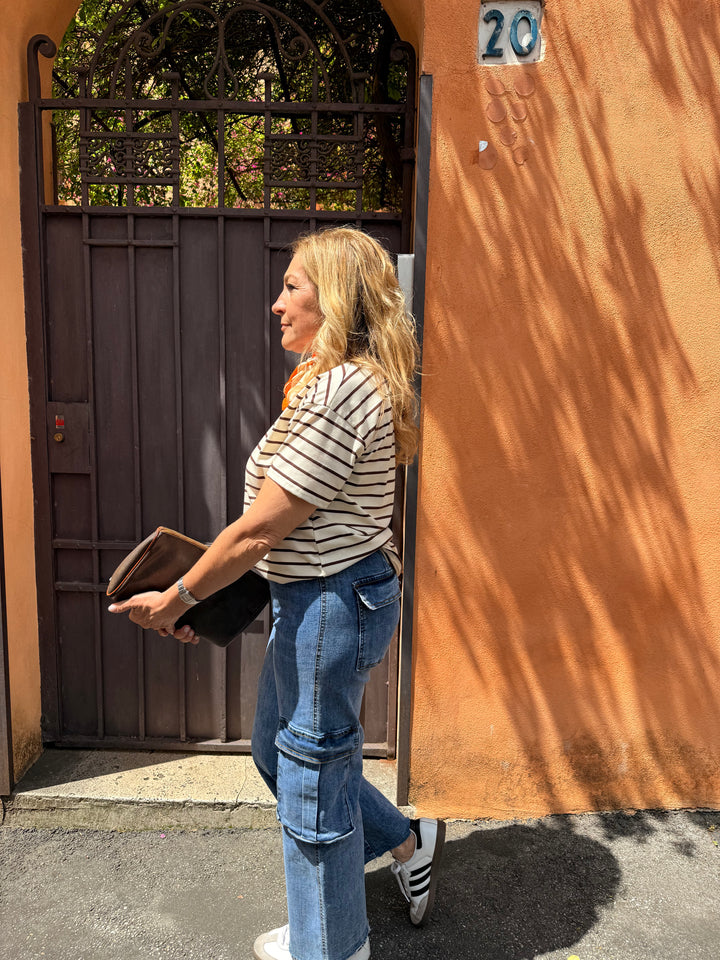 Jeans cargo in promo