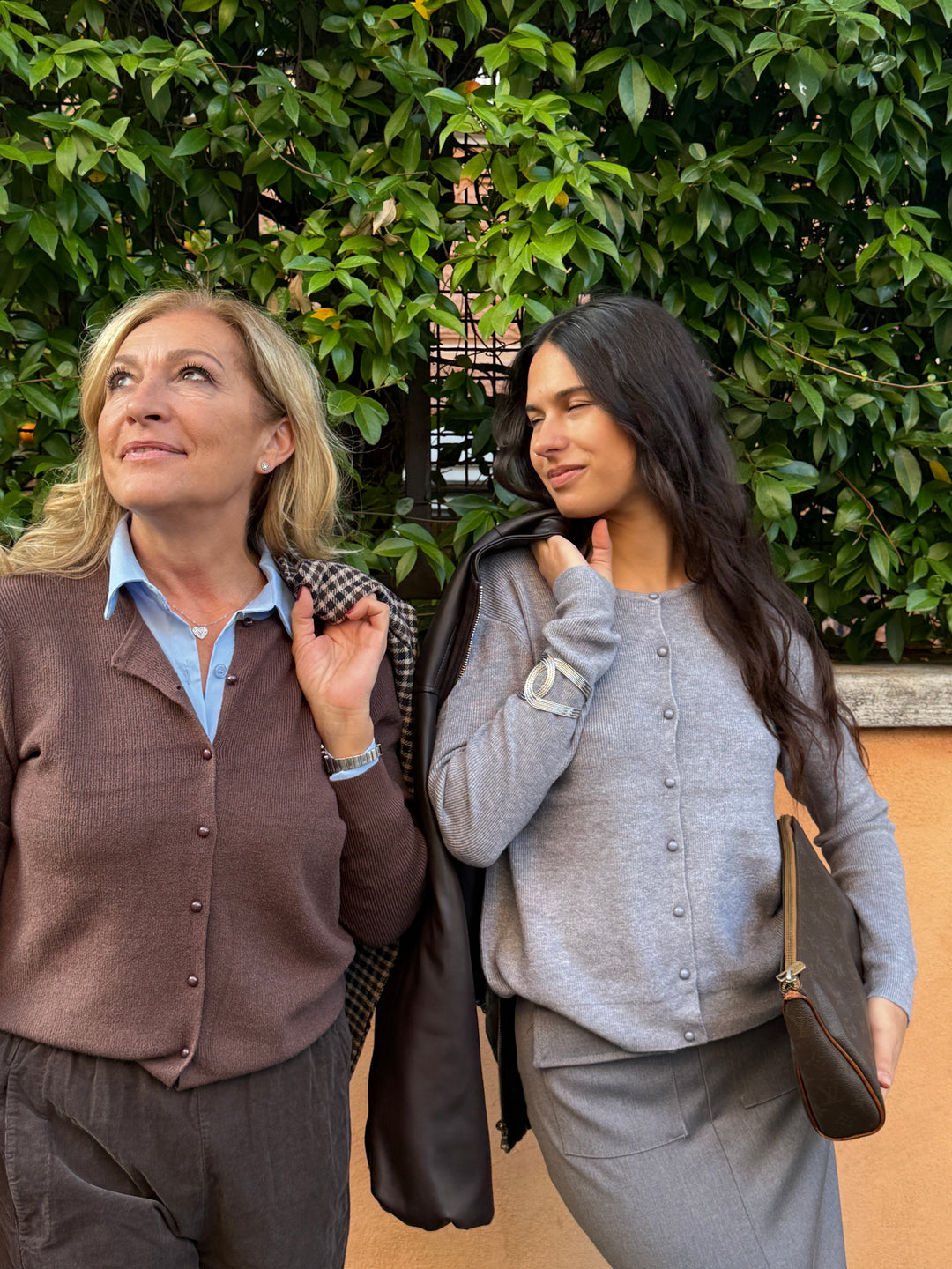 Cardigan girocollo  60039o