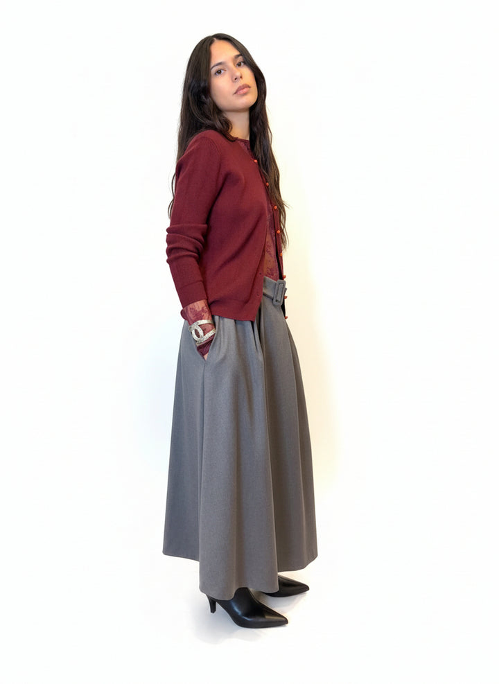 Cardigan girocollo  60039o