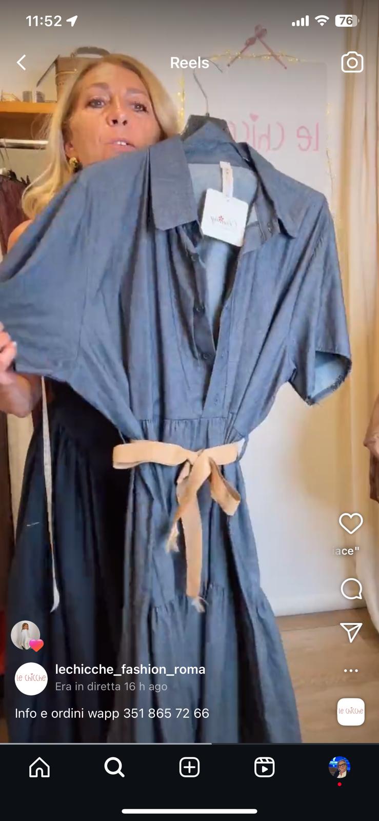 Chemisier jeans