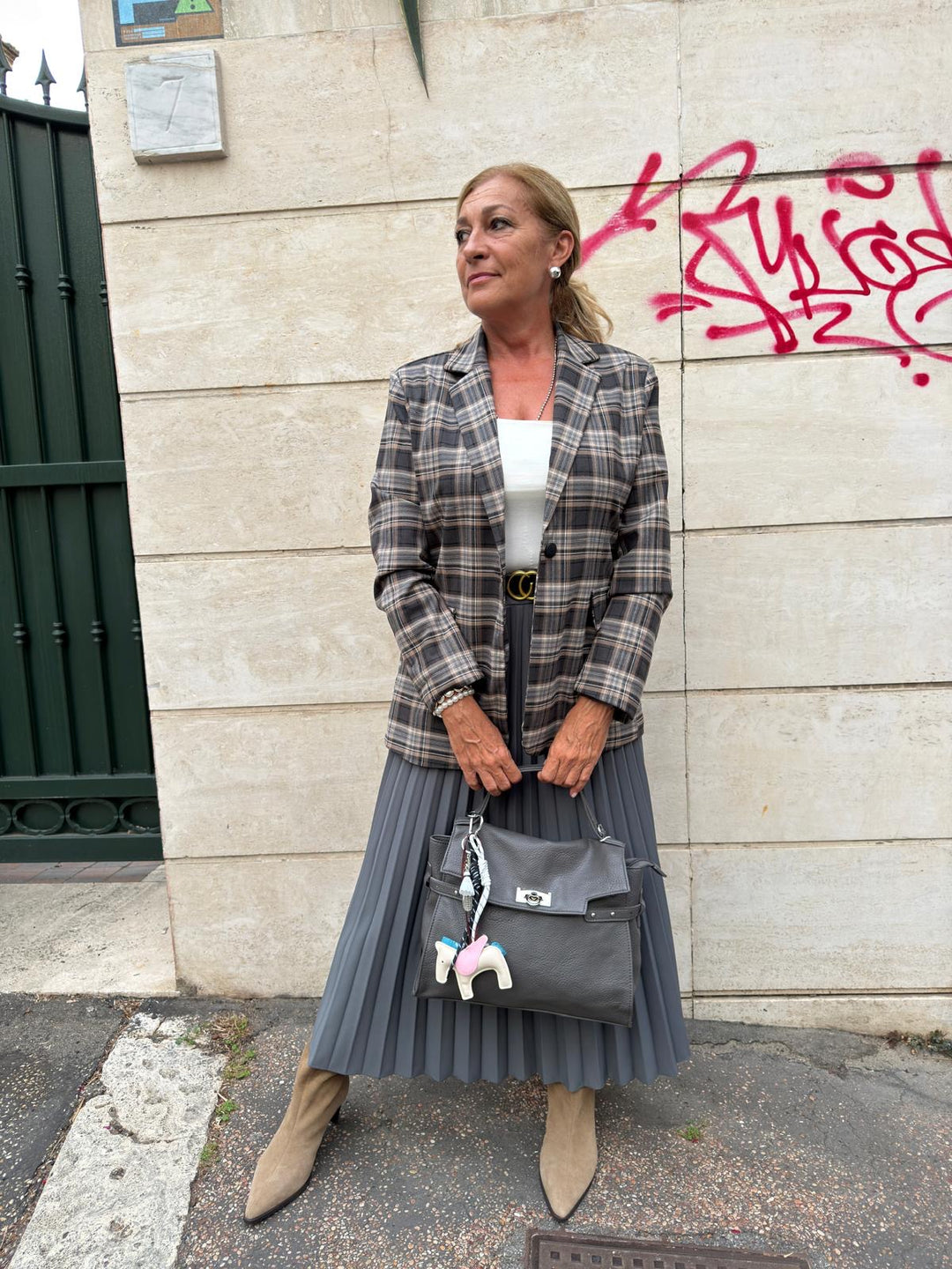 New gonna lunga plissè RIF0011