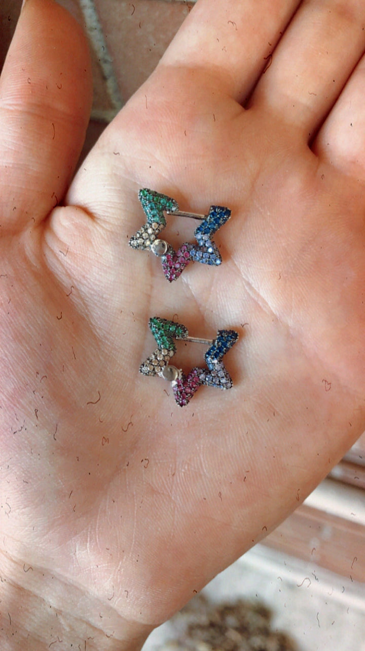 Orecchini STELLA piccoli da piercing