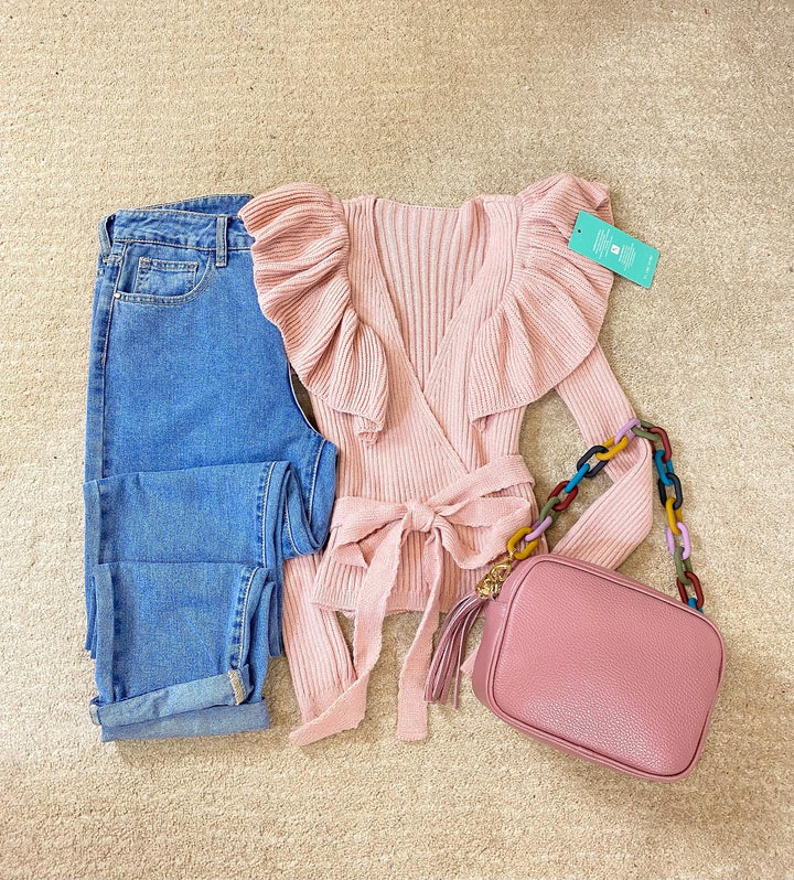 Jeans Boyfriend con risvolto